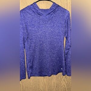 Womens Blue Long Sleeve Shirt